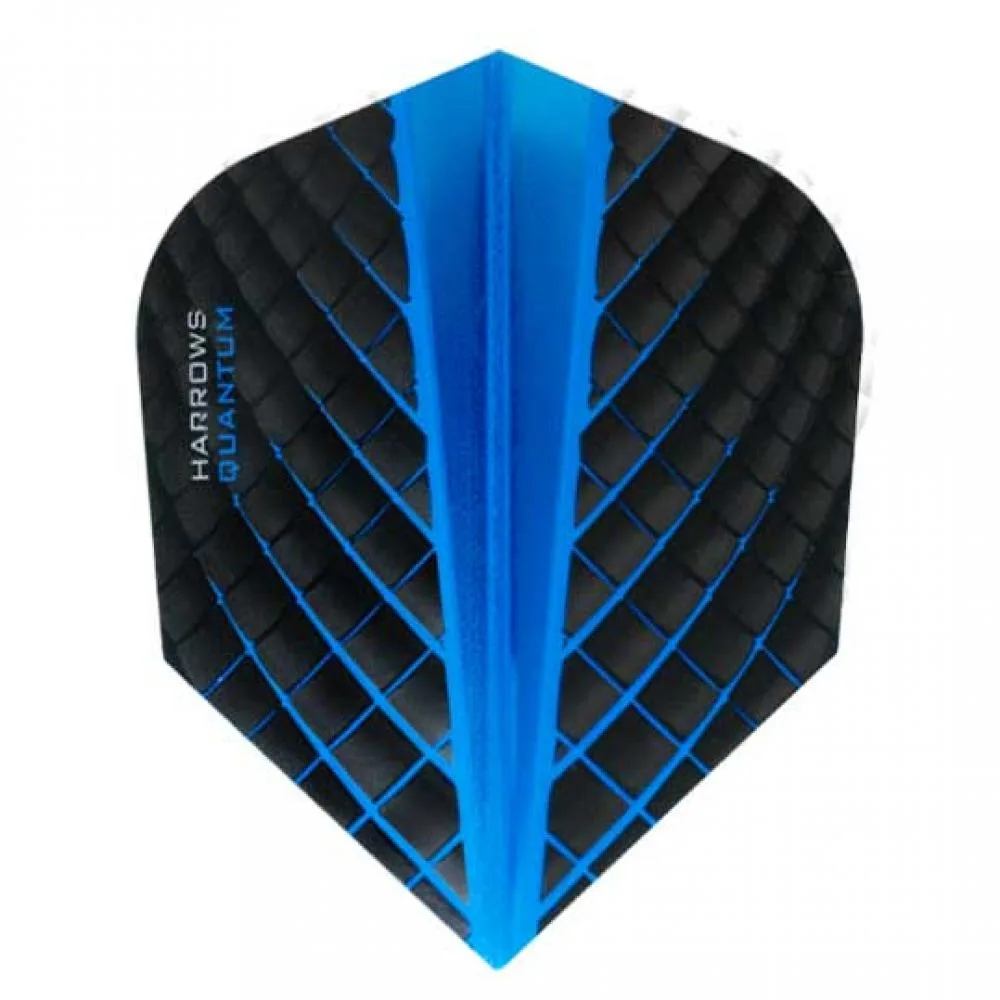  Plumas Harrows Darts Flights Quantum Dark Blue Standard 