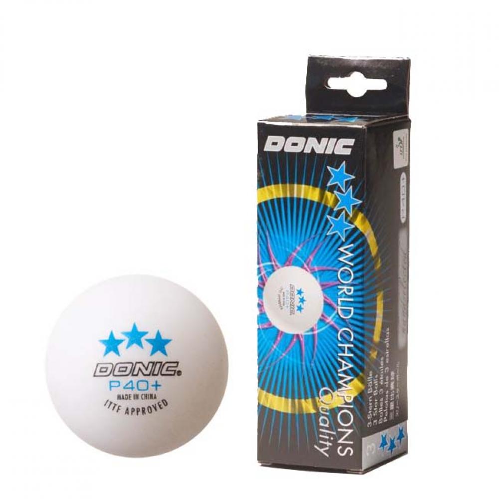 Bola Ping Pong Donic P40+ 3 unid World Champion