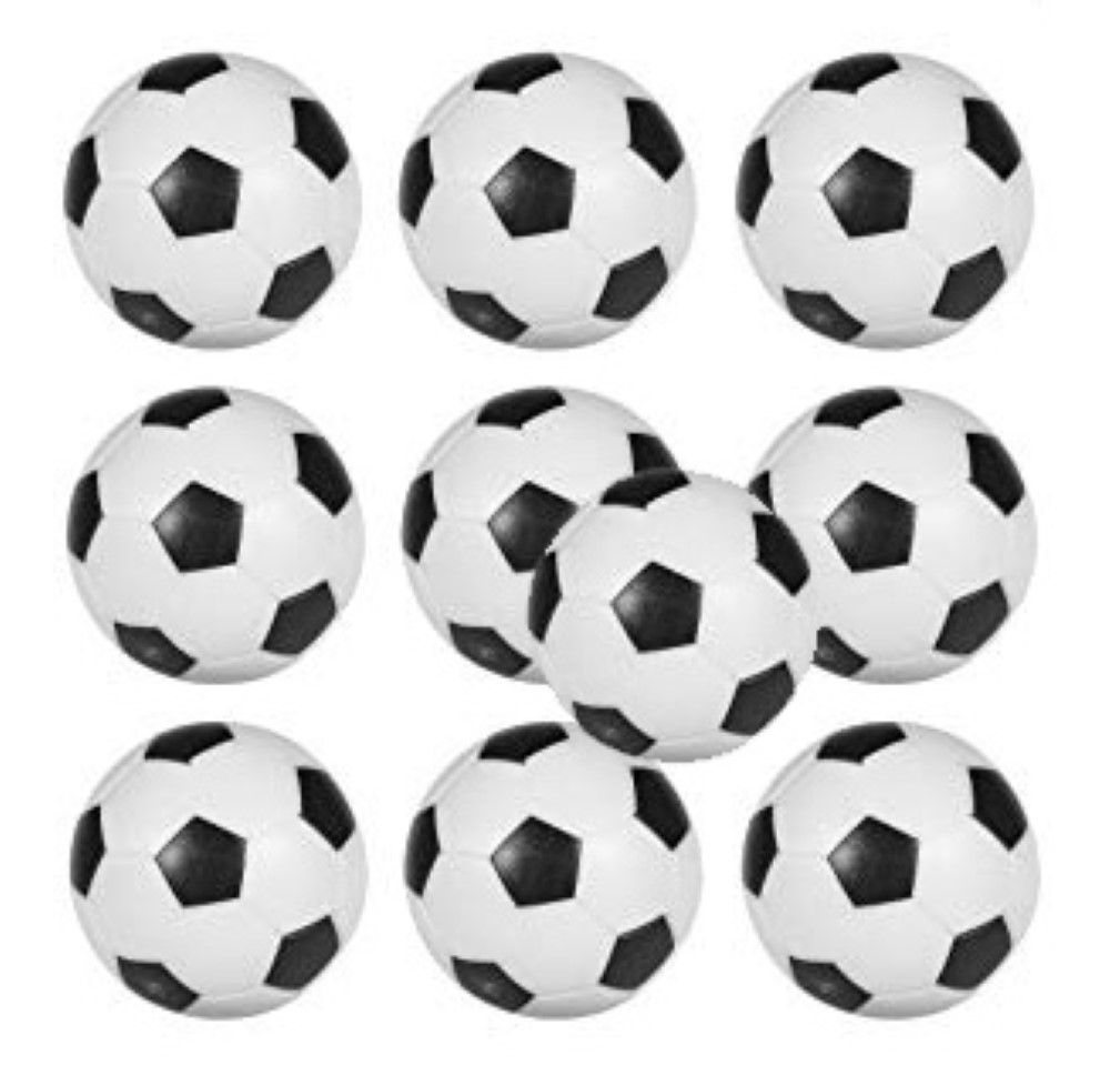 Bola futbolin balon 22gr 35mm 10 unid.