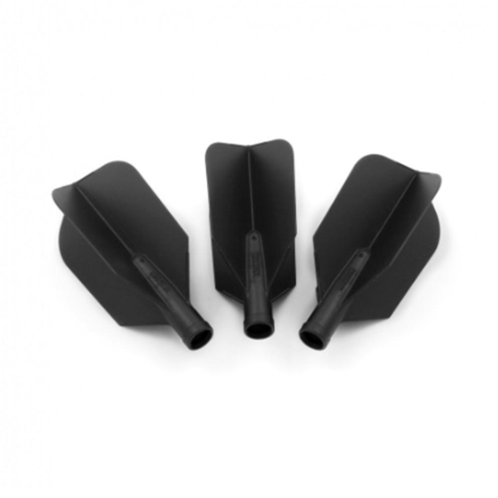 Plumas Flights Darts Cuesoul Tero AK4 Negra  Slim 