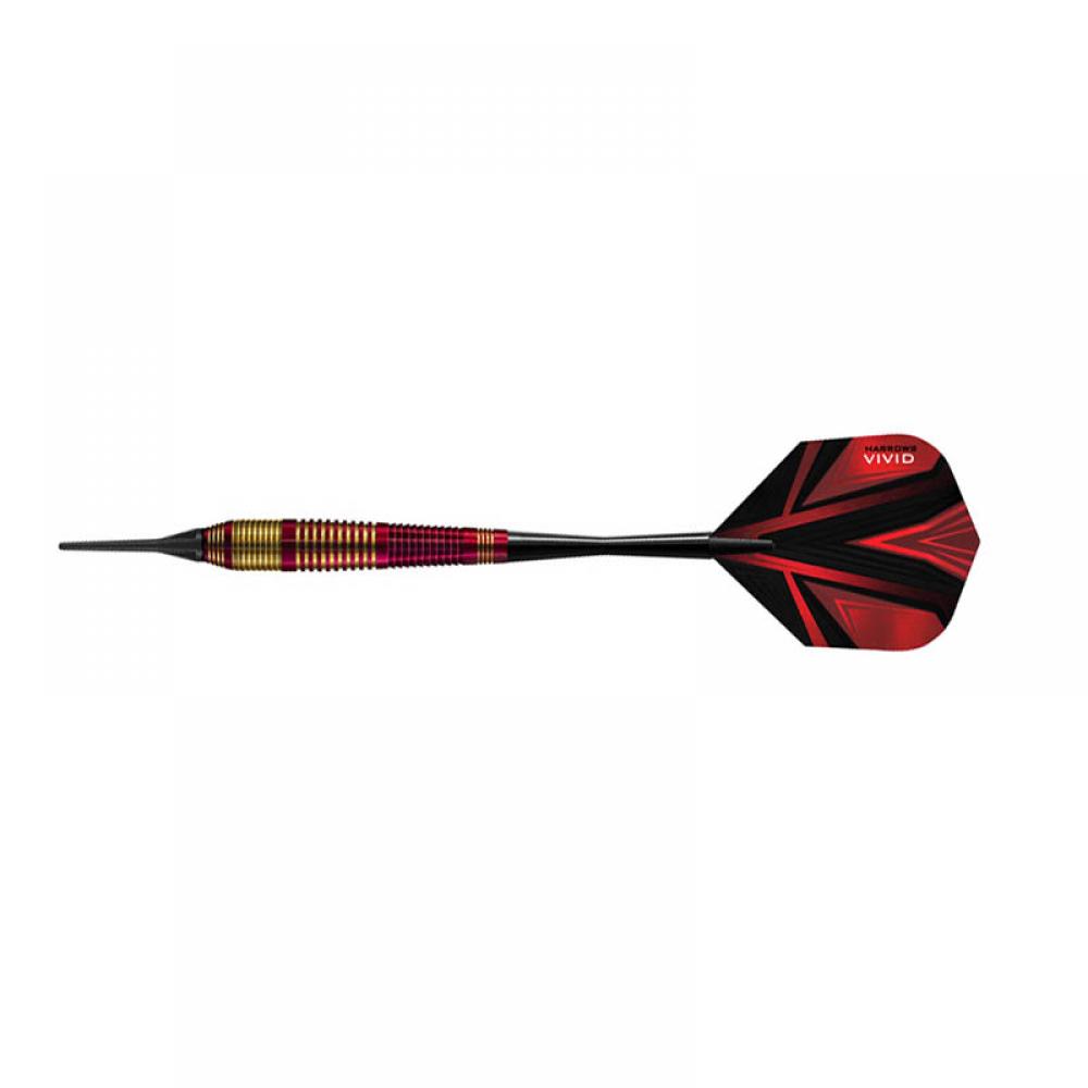 Dardos Harrows Darts Vivid Brass Red 18g