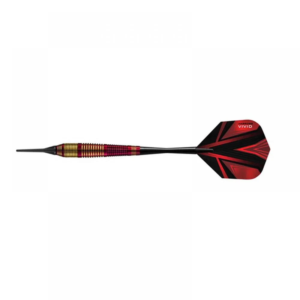 Dardos Harrows Darts Vivid Brass Red 18g