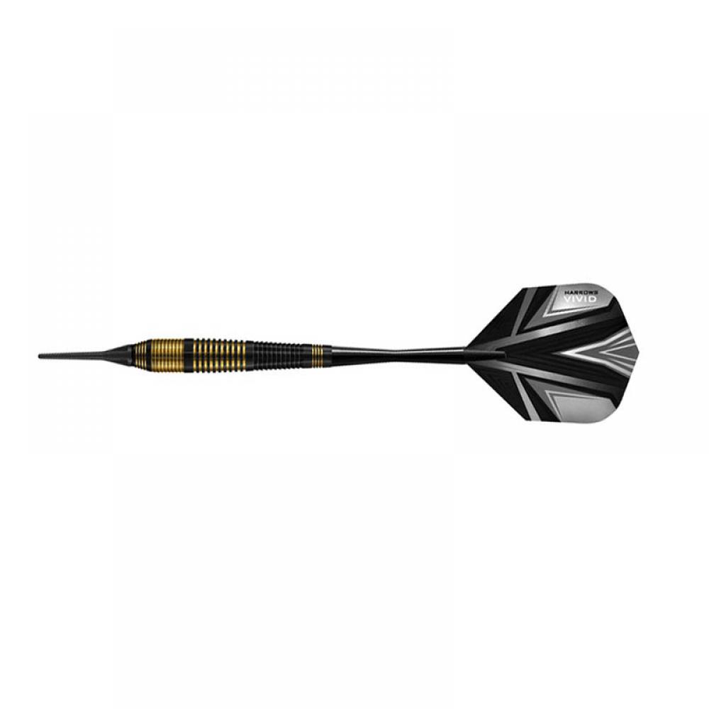Dardos Harrows Darts Vivid Brass Black 18g