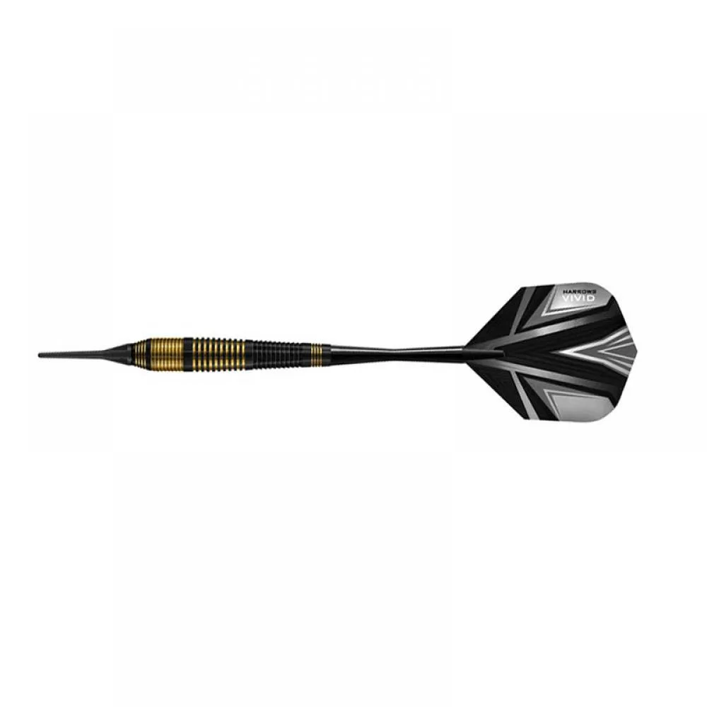 Dardos Harrows Darts Vivid Brass Black 18g