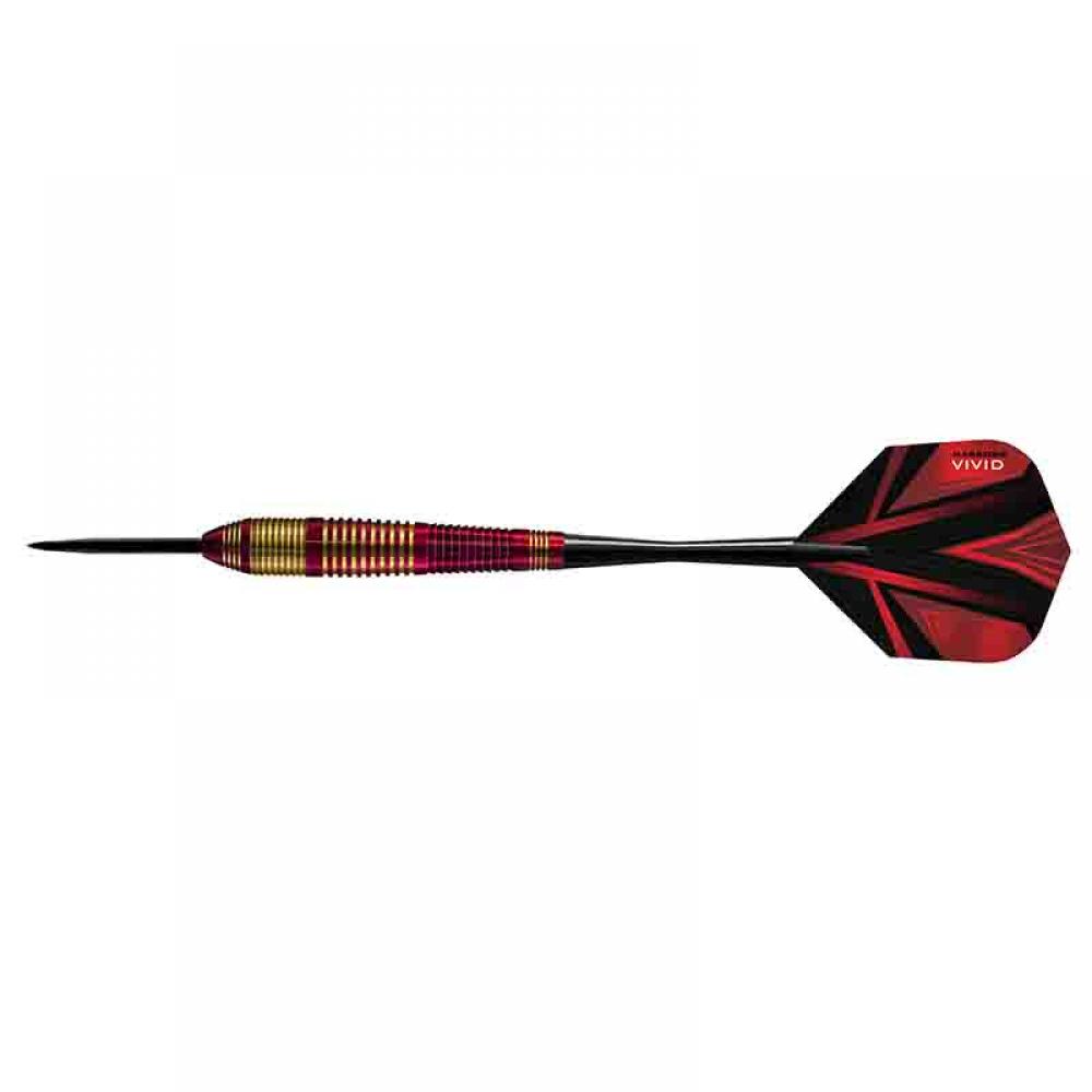 Dardos Harrows Darts Vivid Brass Red 24gR