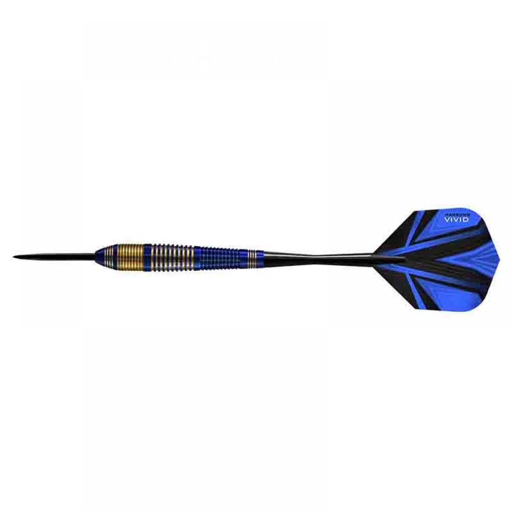 Dardos Harrows Darts Vivid Brass Blue 21gR