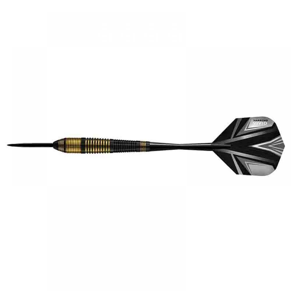Dardos Harrows Darts Vivid Brass Black 23gR