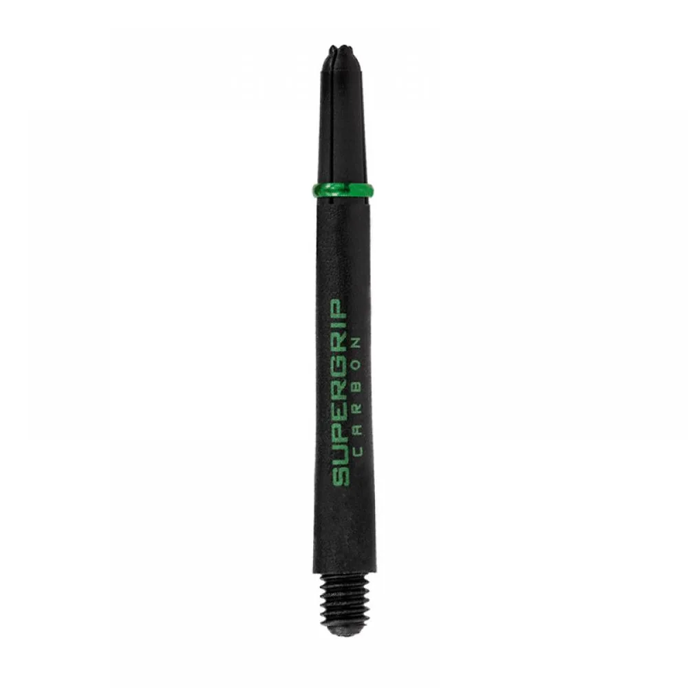  Cañas Harrows Darts SuperGrip Carbon Green Medium 47mm 