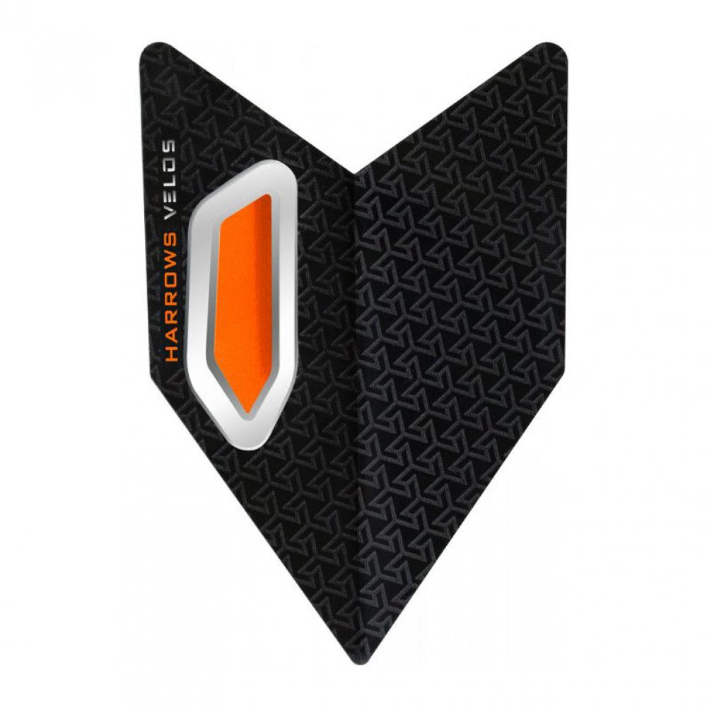  Plumas Harrows Darts Flights Velos  Orange Logo 