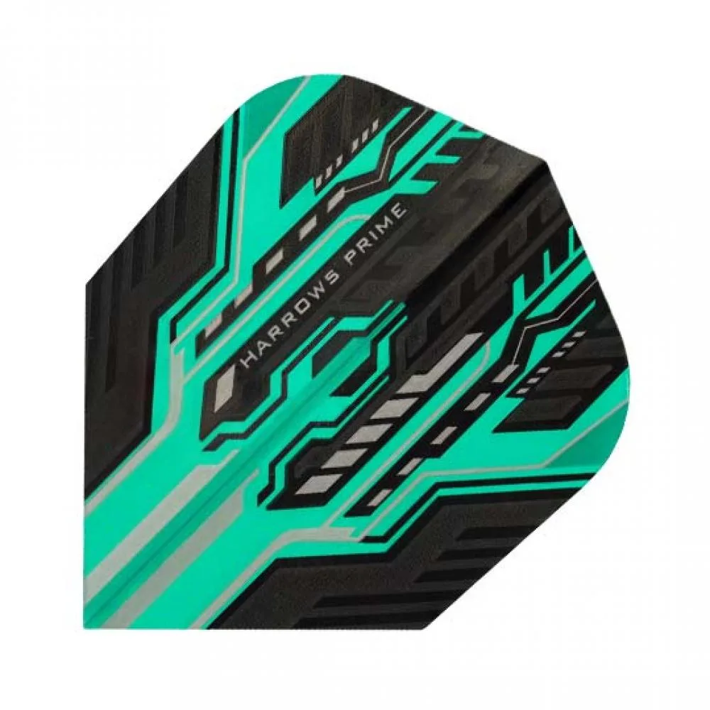  Plumas Harrows Darts Flights Prime Logo Jade 