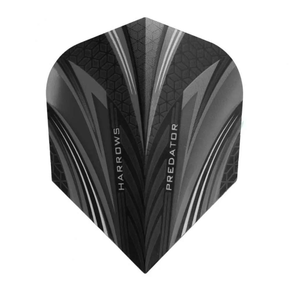  Plumas Harrows Darts Flights Prime  Predator Black 