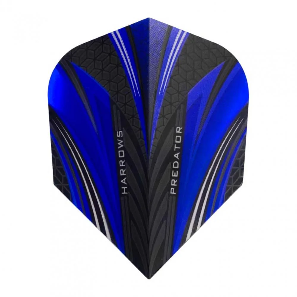  Plumas Harrows Darts Flights Prime  Predator Blue 