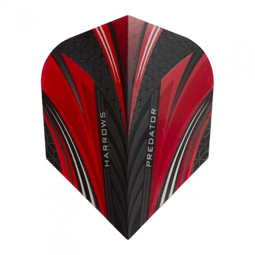 Plumas Harrows Darts Flights Prime  Predator Red 