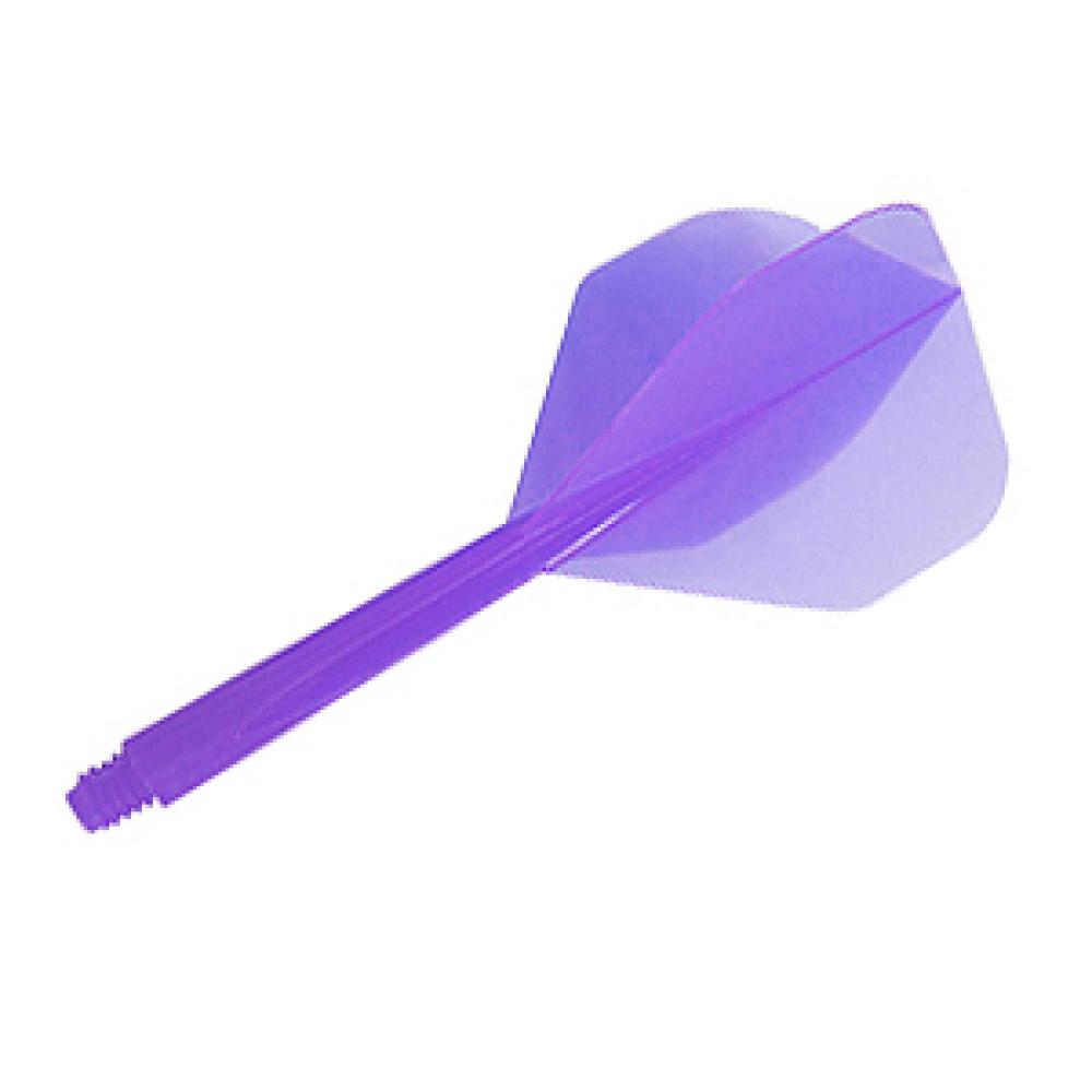  Plumas Condor Flights Morado Shape Corta 21.5mm 3 Uds.