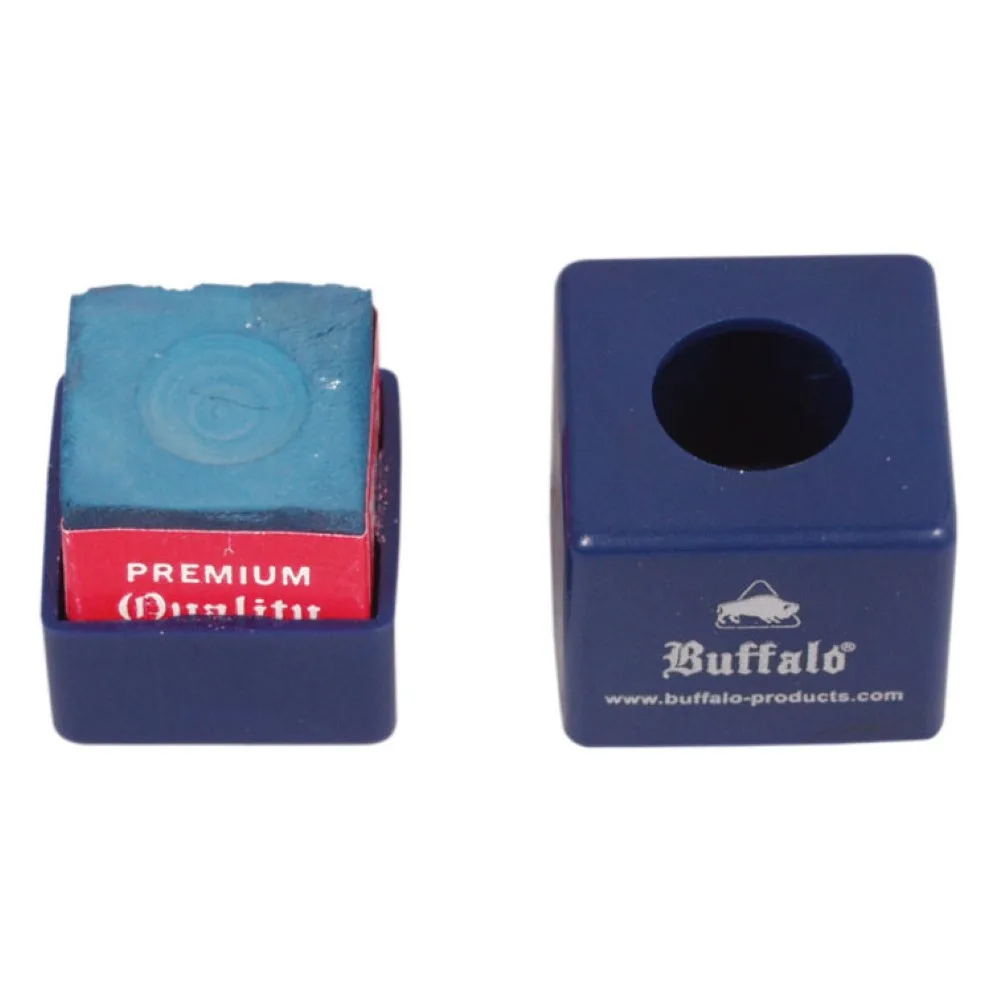 Porta Tizas Billar Buffalo Azul (Tiza no Incluida)