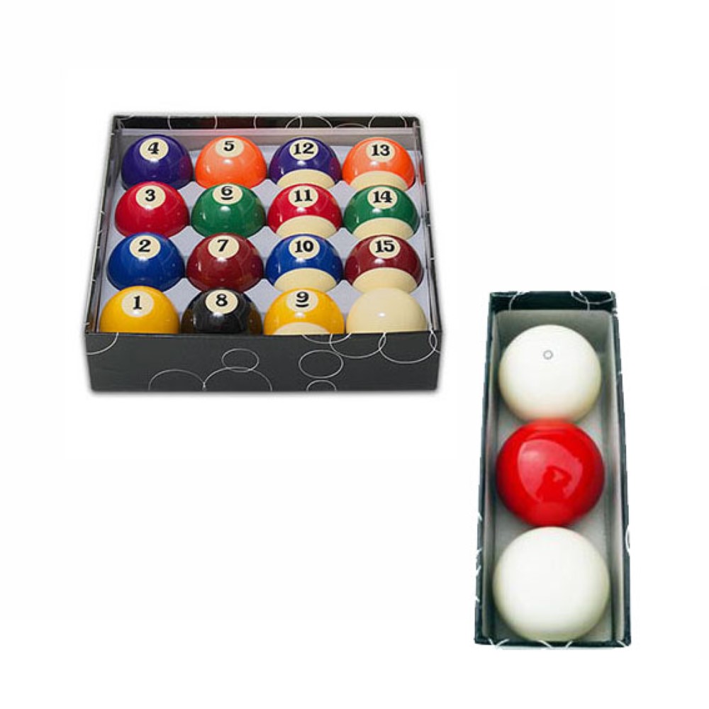 Bolas Billar 57.3mm 60.3mm + Juego Carambolas 60.3