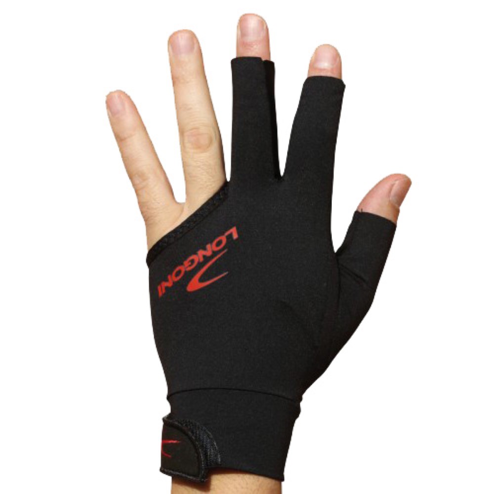 Guante Billar Longoni Black Fire 2.0 L Zurdo