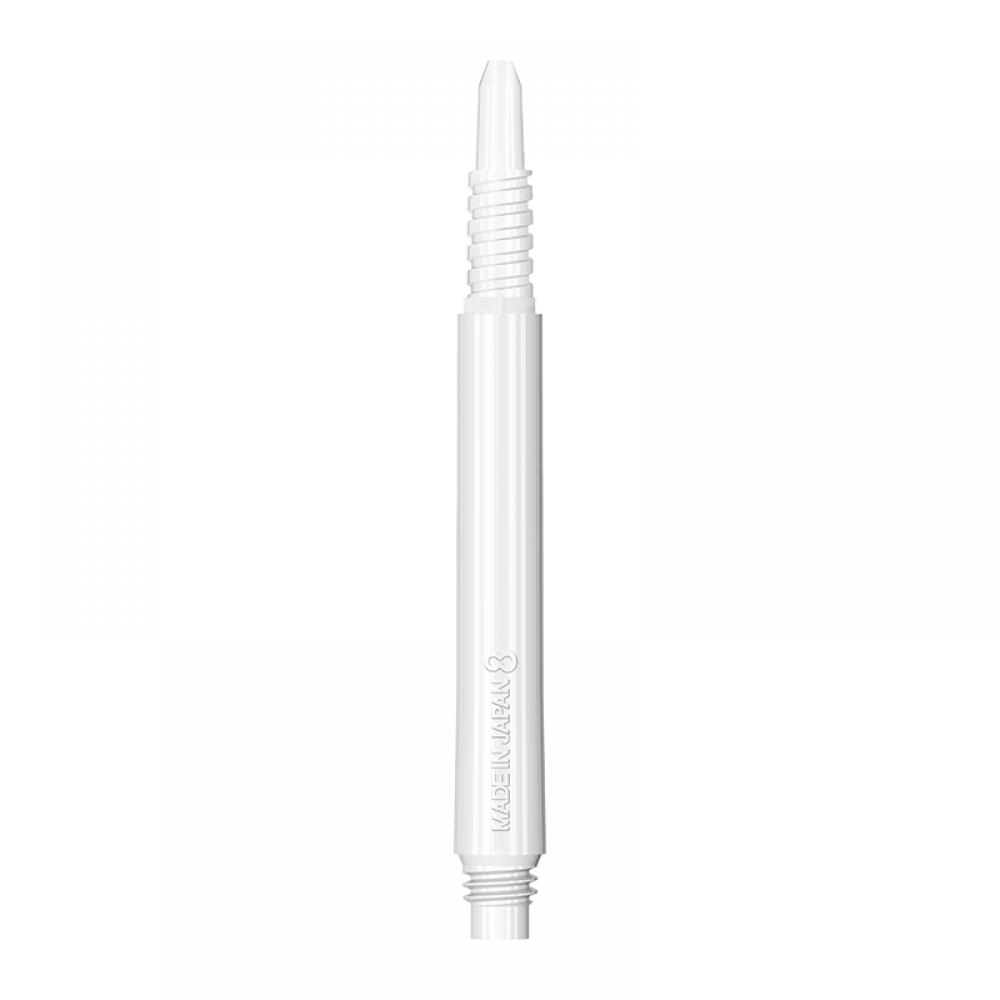  Cañas Shaft 8 Flights White Regular Fixed 33.0mm Set 3 Unid. 