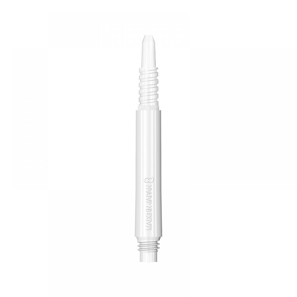  Cañas Shaft 8 Flights White Regular Fixed 26.0mm Set 3 Unid. 