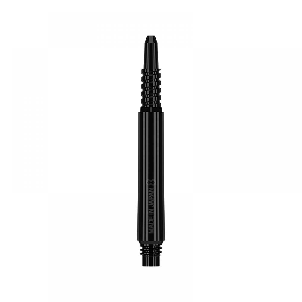  Cañas Shaft 8 Flights Black Regular Fixed 26.0mm Set 3 Unid. 