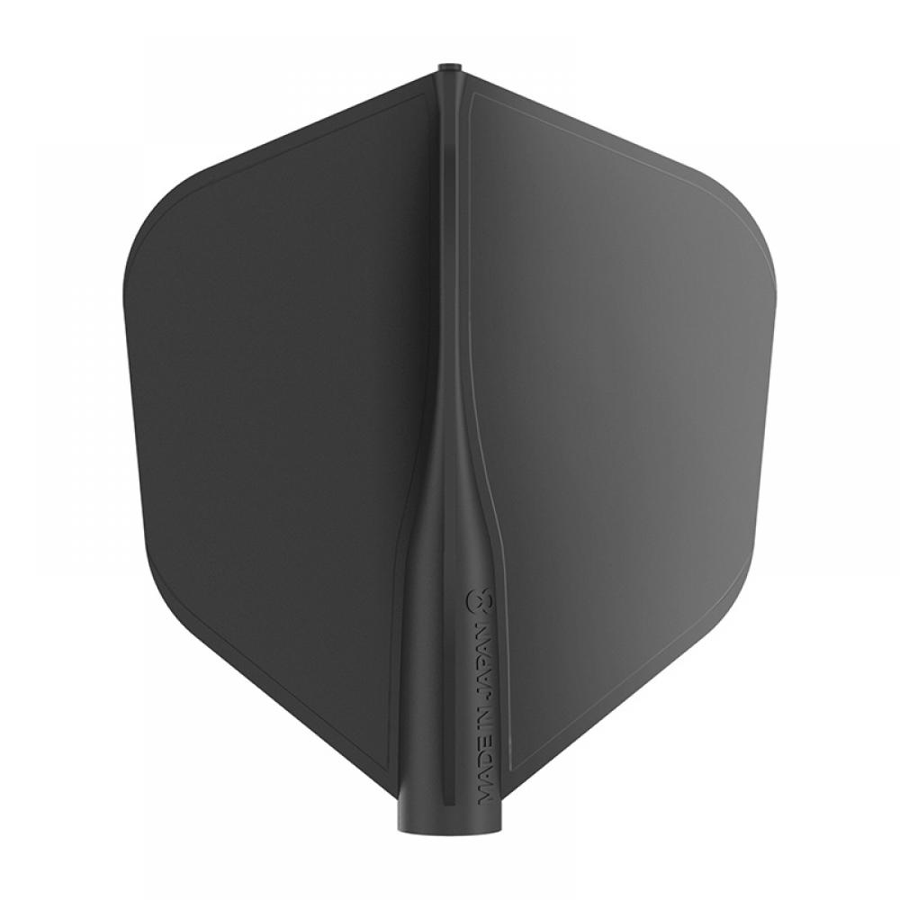  Plumas Flights 8 Flights Shape Black Set 3 Unit. 