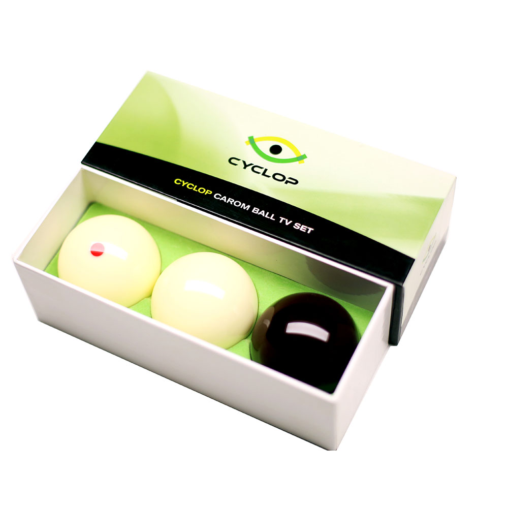 Juego Bolas Carom Cyclop Standard Ball Set 61.5mm 1 Set 3 Bolas