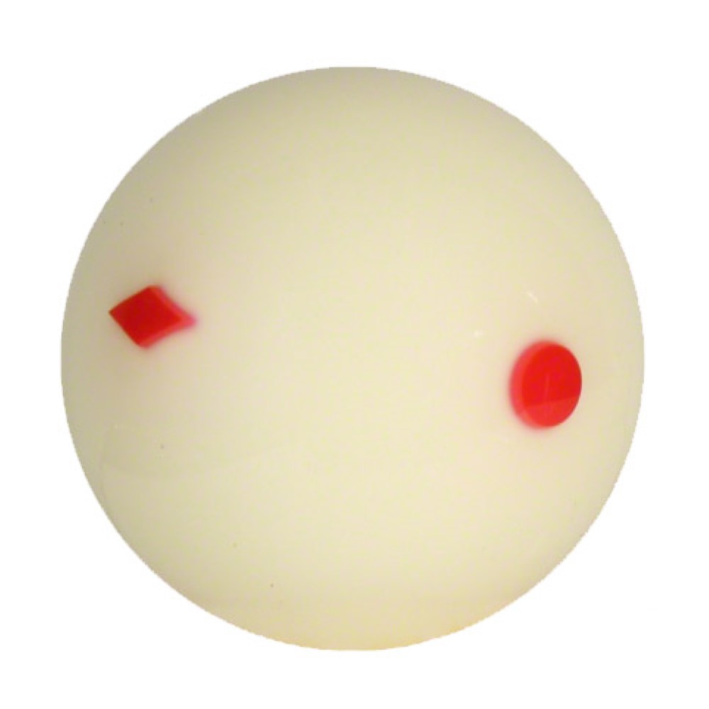Bola Billar Cyclop Circle Square Red Dots 57.2 mm 1 unid.