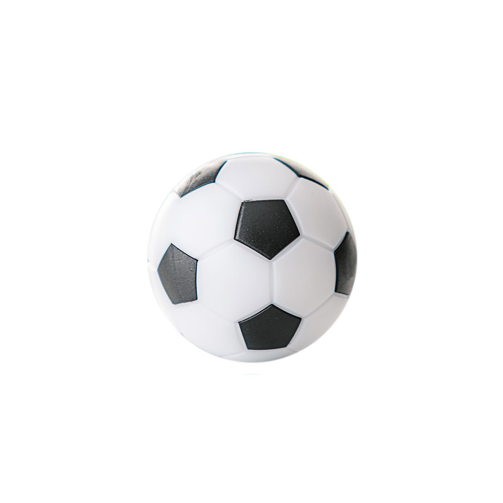 Bola Futbolin Robertson Blanco Negro 24gr 35mm 1 unid