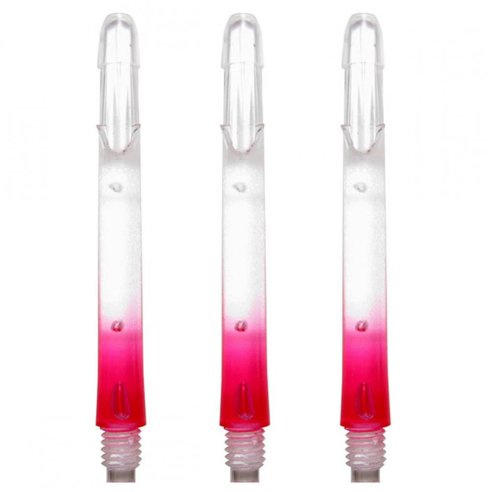 Cañas L-Style L-Shaft Locked Straight 2 Tone Clear Red 330 46mm 