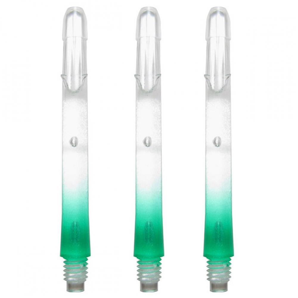  Cañas L-Style L-Shaft Locked Straight 2 Tone Clear Green 330 46mm 