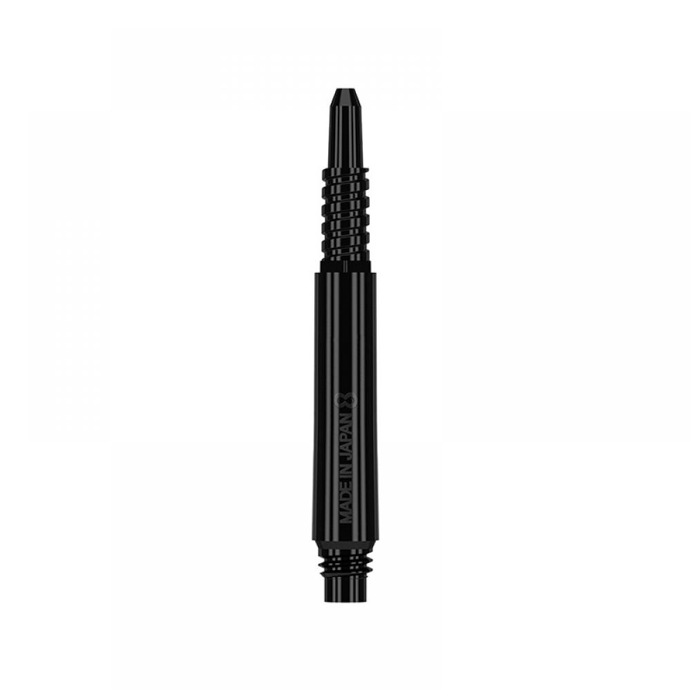  Cañas Shaft 8 Flights Black Regular Fixed 22.5.0mm Set 3 Unid. 