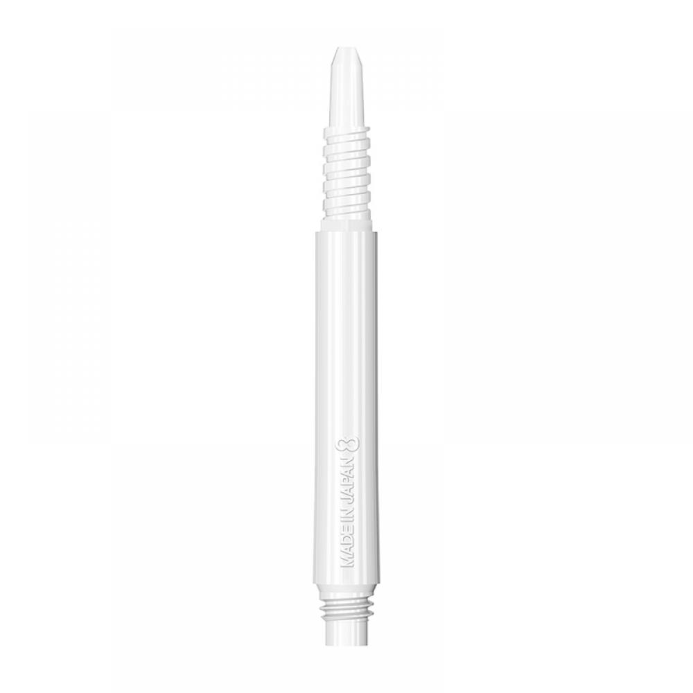  Cañas Shaft 8 Flights White Regular Fixed 29.5mm Set 3 Unid. 