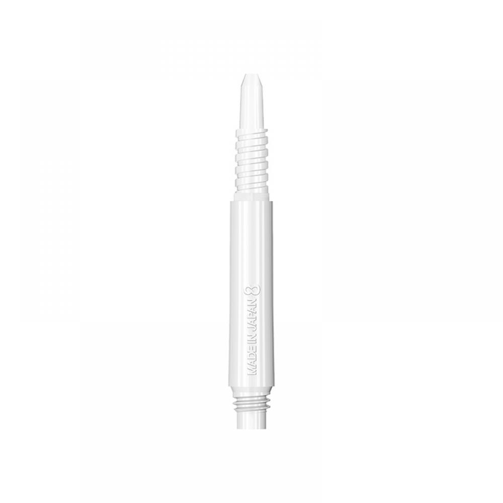  Cañas Shaft 8 Flights White Regular Fixed 22.5mm Set 3 Unid. 