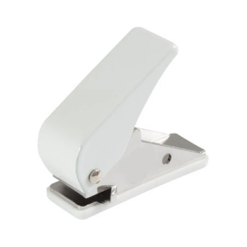 Maquina Perforadora Plumas Blanco