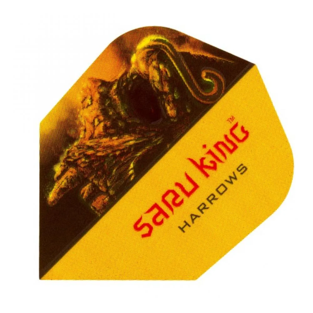  Plumas Harrows Darts Flights Prime Saru King Gold 