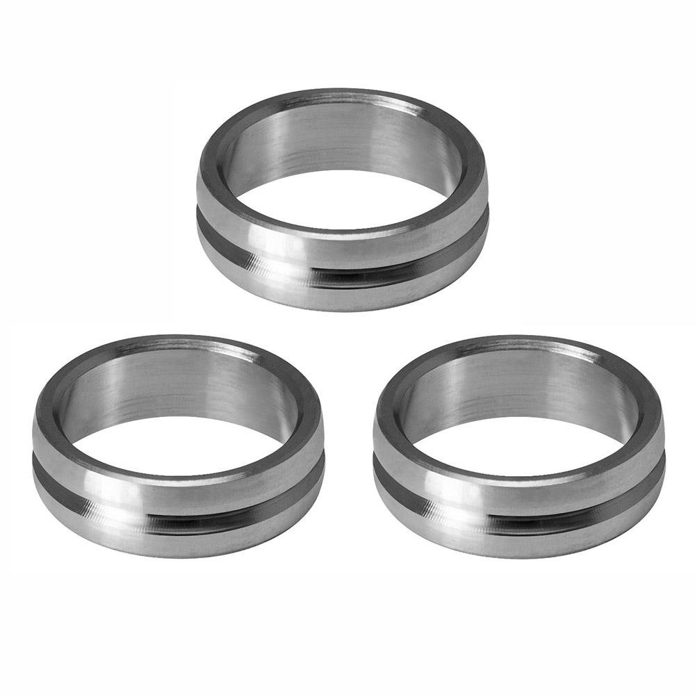 Mission F-Lock Titanium Silver Rings 3 Uni.