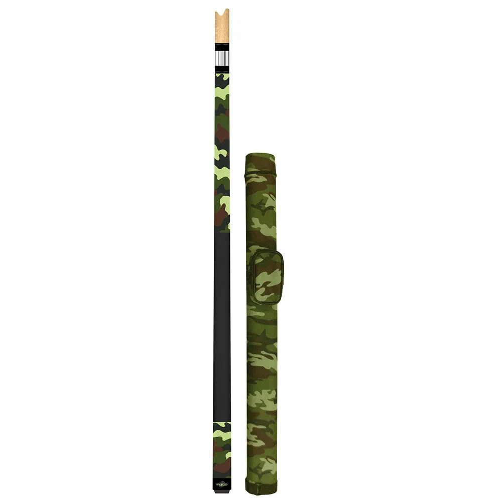 Taco Billar Americano Shooter Army Verde Pool Cue + Tubo nº1 19oz