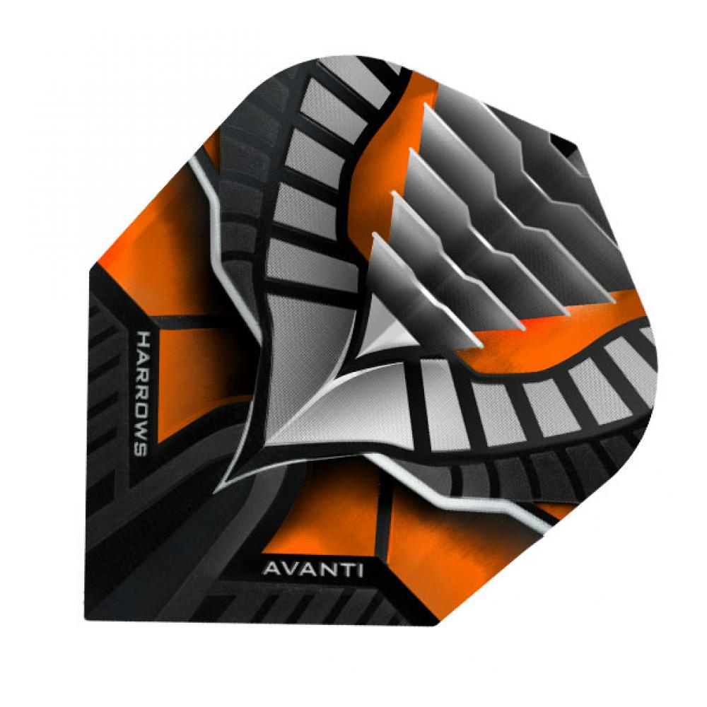  Plumas Harrows Darts Flights Avanti Orange 
