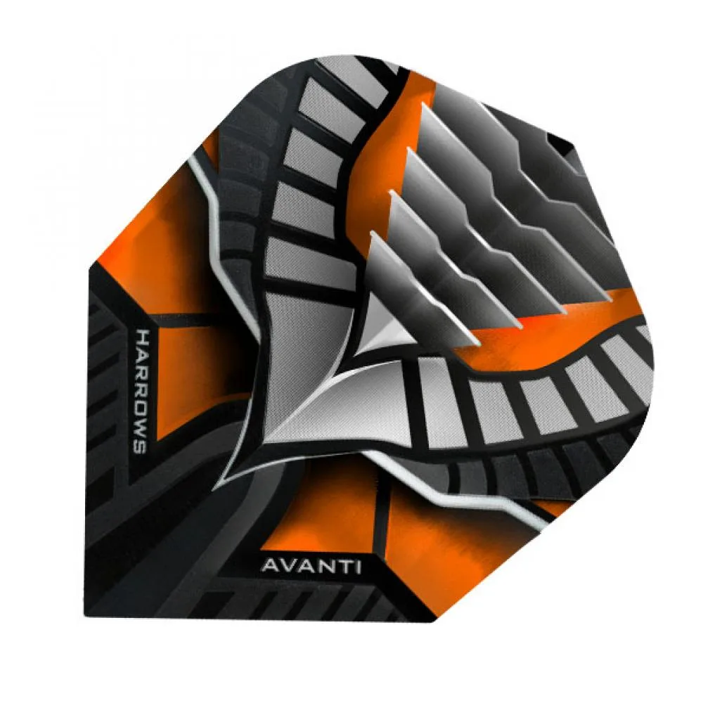  Plumas Harrows Darts Flights Avanti Orange 