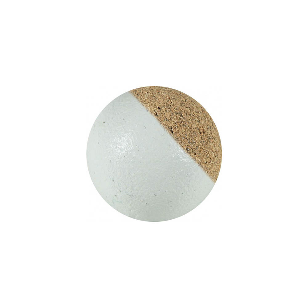 Bola Futbolin Corcho Blanca 13 gramos 34mm 1 unid