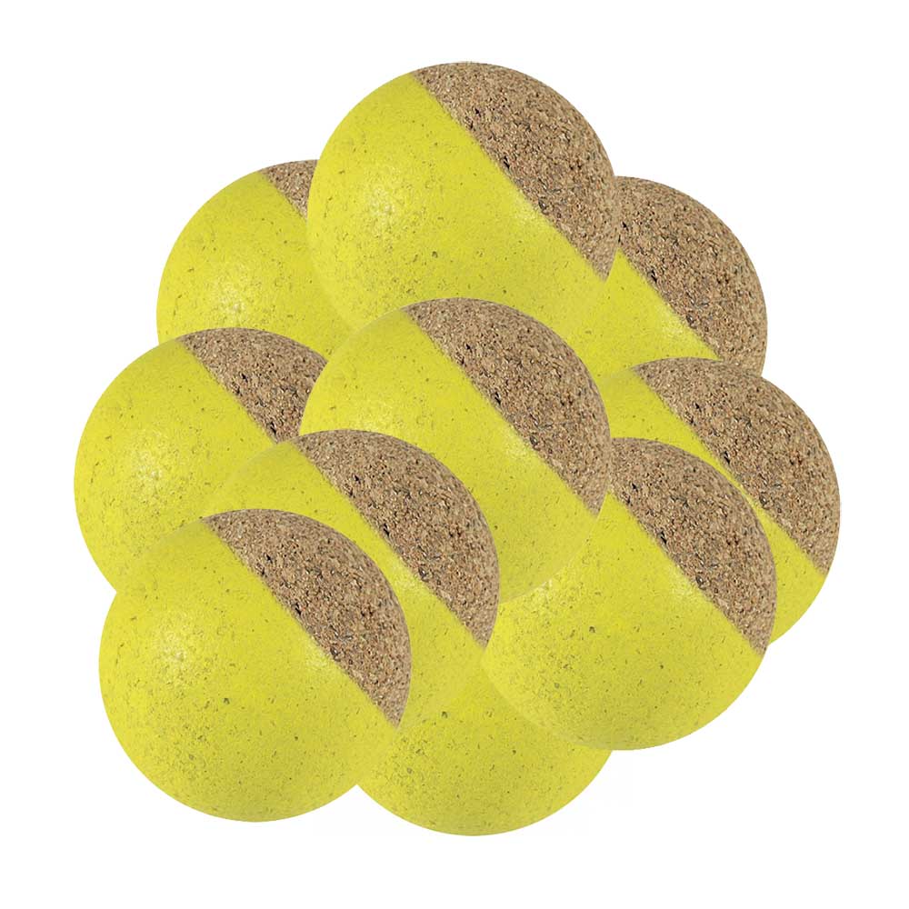 Futbolin Corcho Amarillo 13 gramos 34mm 10 unid