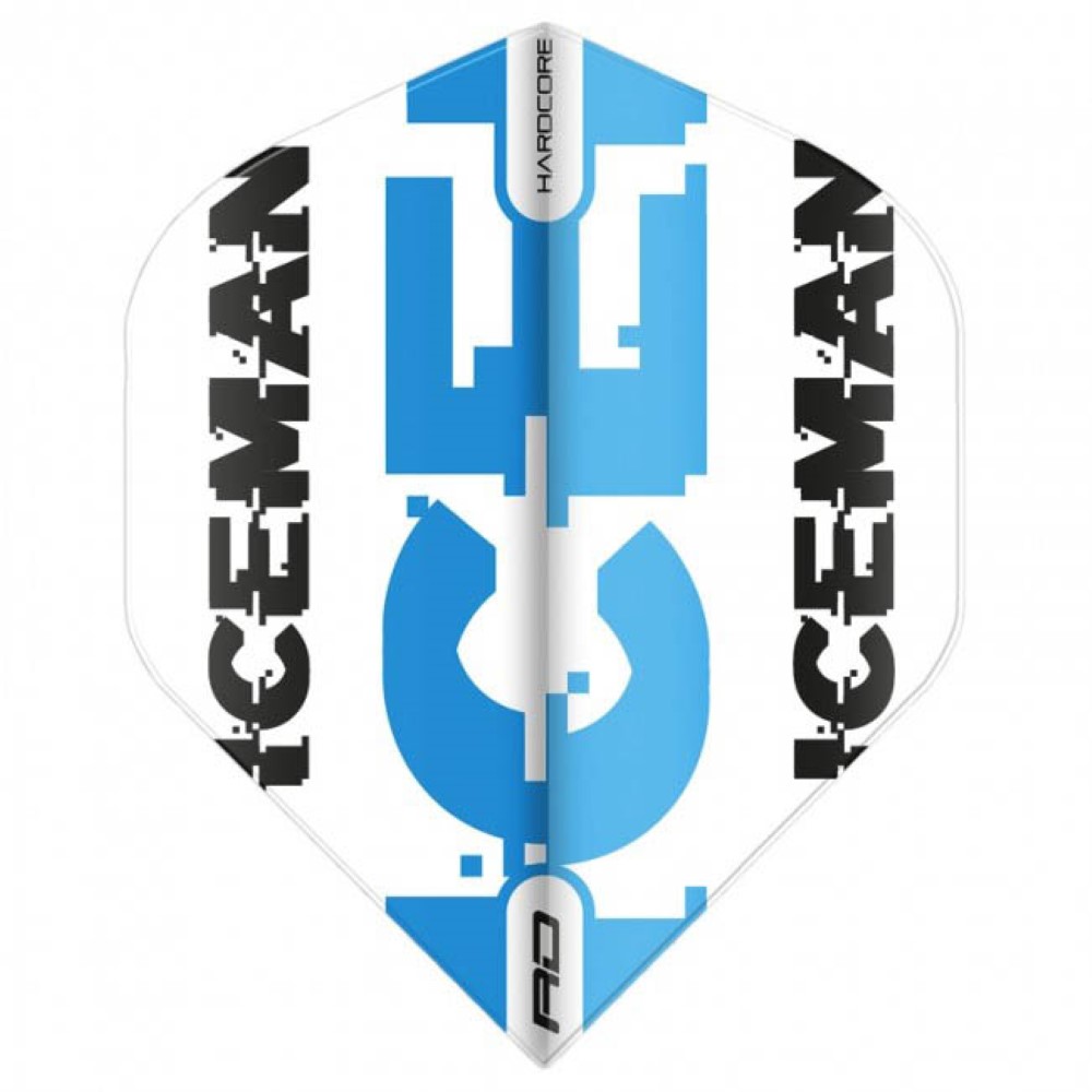 Plumas Flights Red Dragon Hardcore Gerwyn Price White Blue Logo 