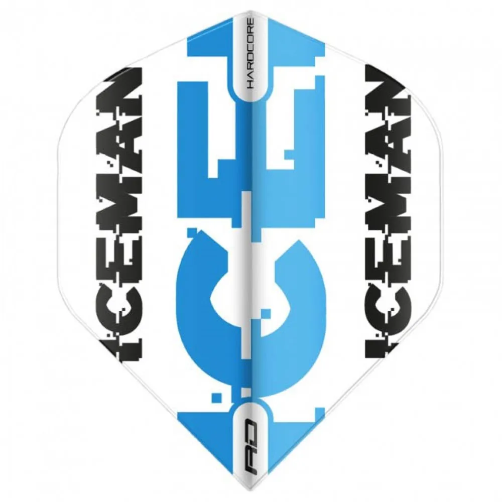  Plumas Flights Red Dragon Hardcore Gerwyn Price White Blue Logo 