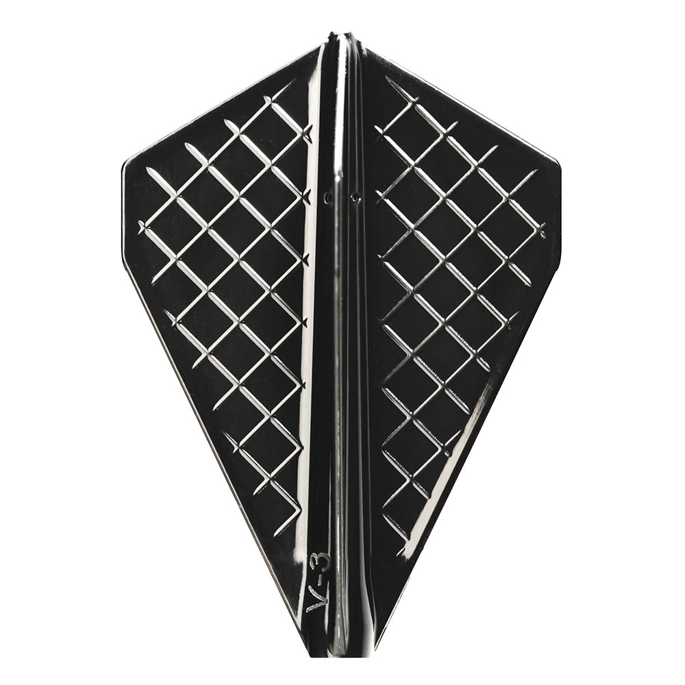  Plumas Cosmo Darts Flights Flight Pro V-3 Black 