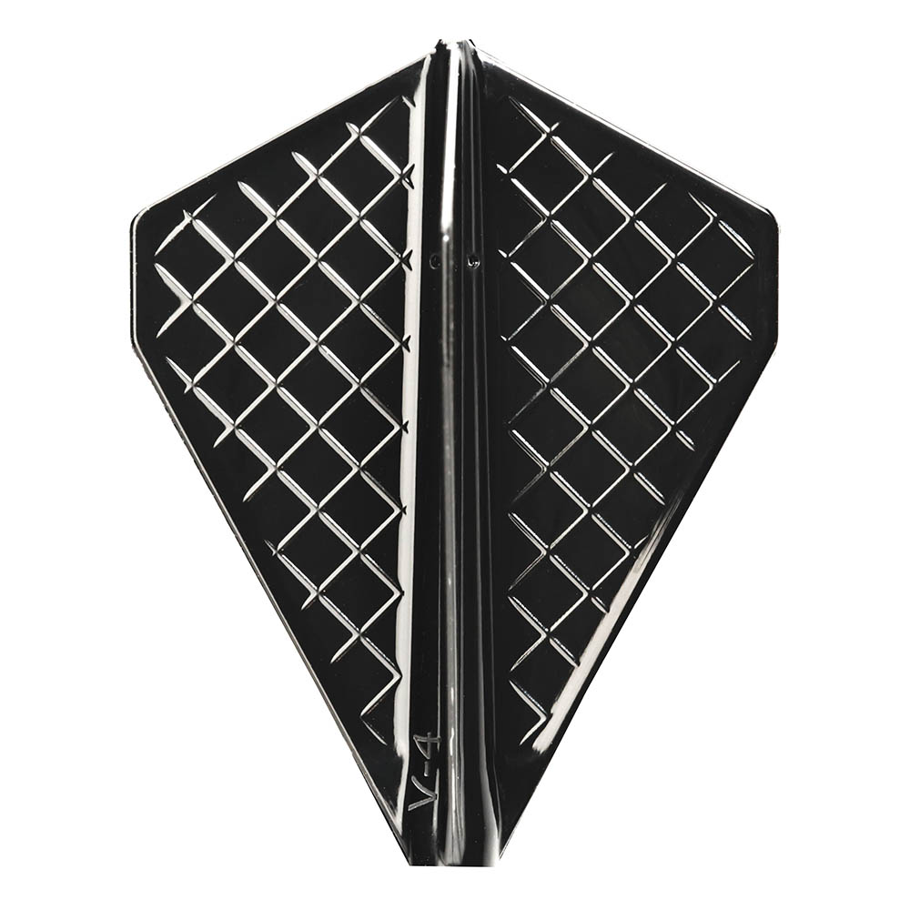  Plumas Cosmo Darts Flights Flight Pro V-4 Black 