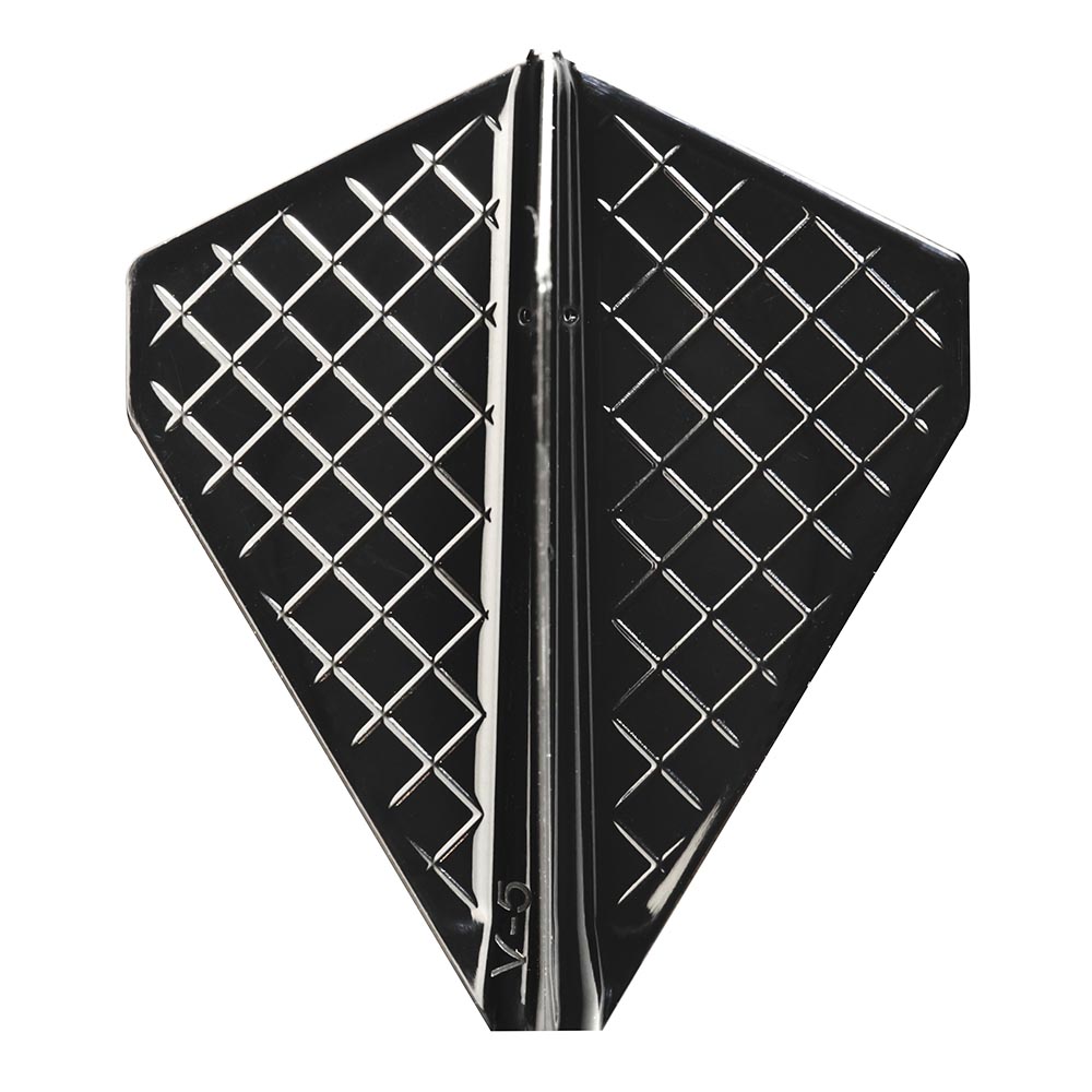  Plumas Cosmo Darts Flights Flight Pro V-5 Black 