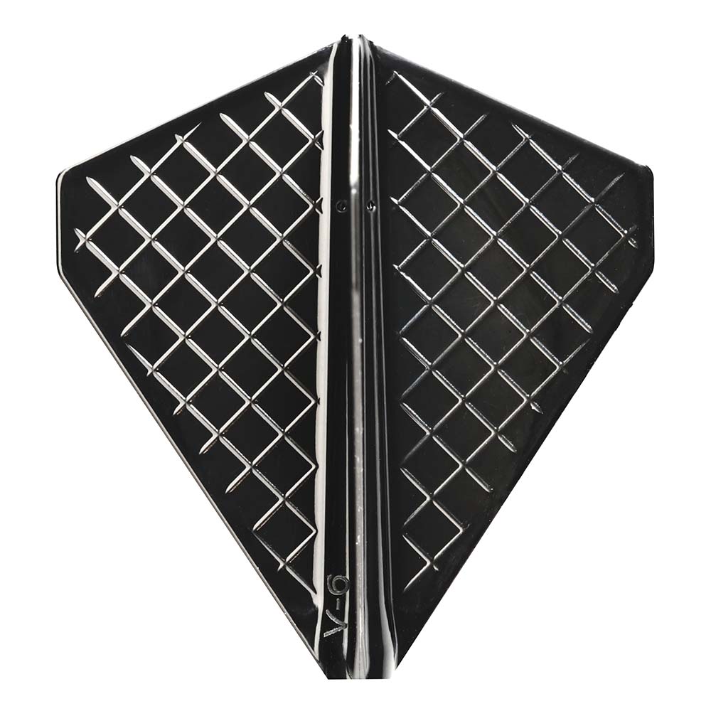  Plumas Cosmo Darts Flights Flight Pro V-6 Black 