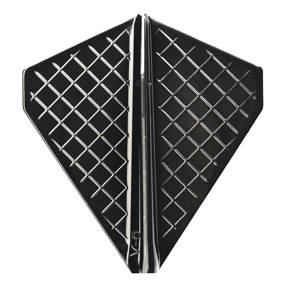  Plumas Cosmo Darts Flights Flight Pro V-6 Black 