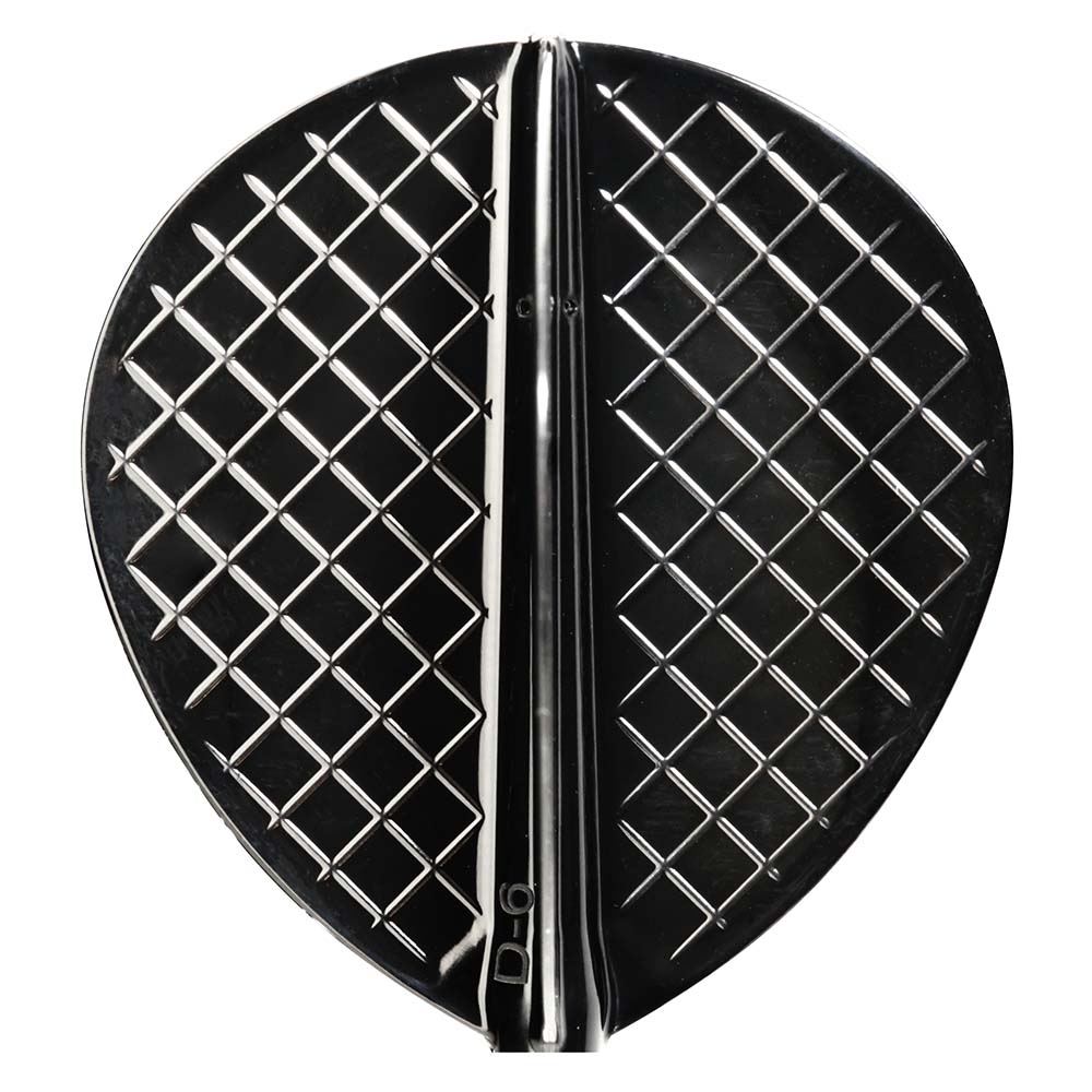  Plumas Cosmo Darts Flights Flight Pro D-6 Black 