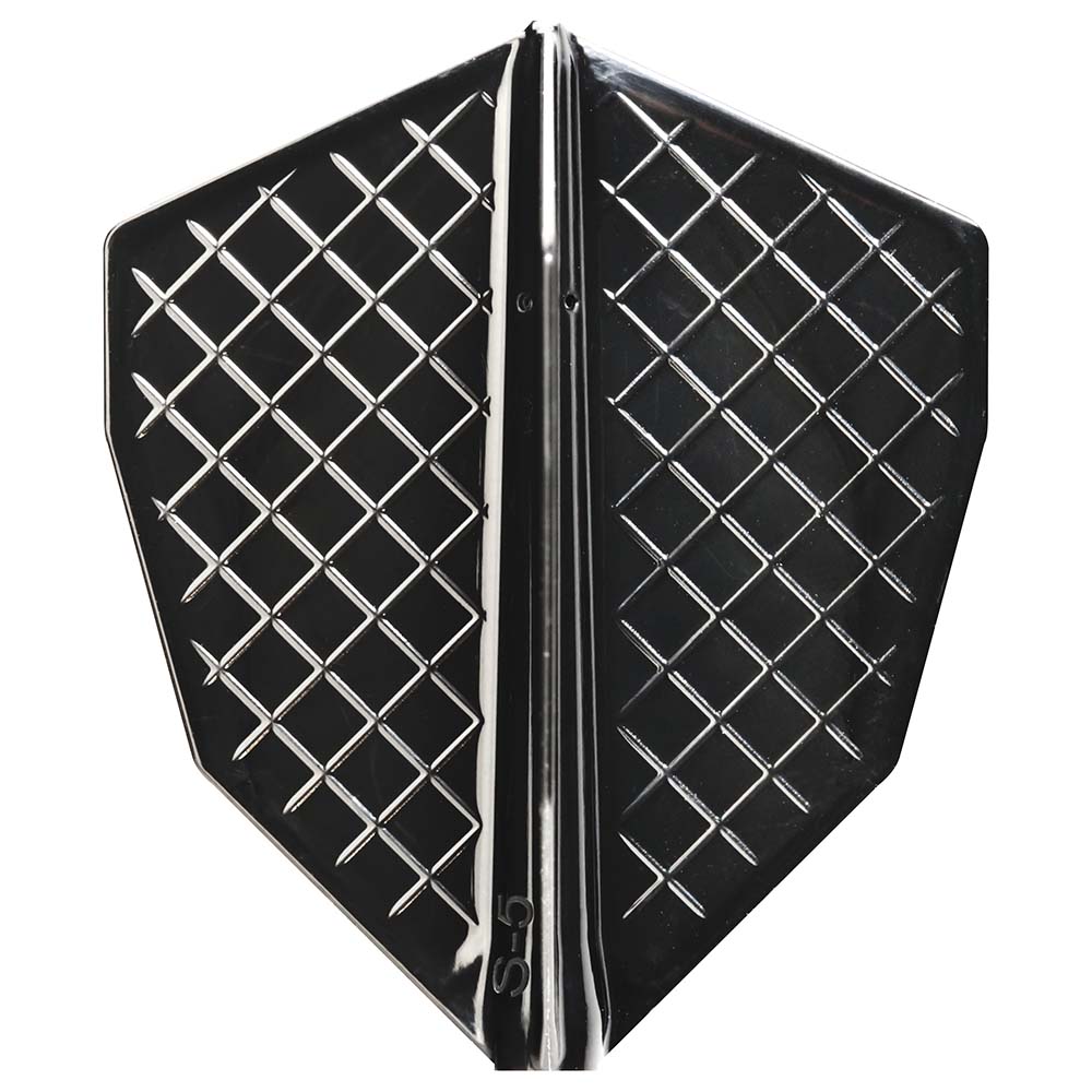  Plumas Cosmo Darts Flights Flight Pro S-5 Black 